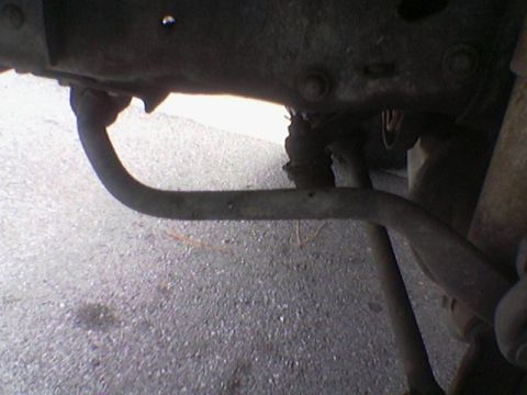 1990 Ford Bronco - This image shows a close-up view of a vehicle's suspension component, not the entire vehicle.