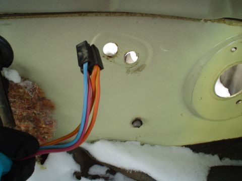 1981 Ford Bronco - Plug to heater fan resistor. Now just look at wiring diagram and connect the switch to the resistor in the way the 70s was.