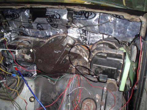 1981 Ford Bronco - heater installed.