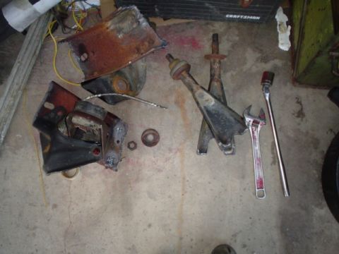 1981 Ford Bronco - took them off the frame peices and removed the arms