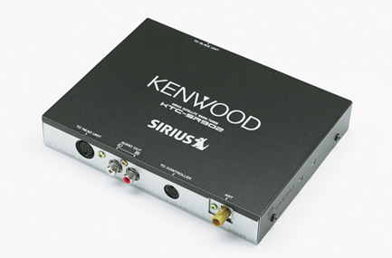 1988 Ford Bronco - Kenwood KTC-SR502 Sirius satellite radio receiver unit shown from the side with various connection ports.