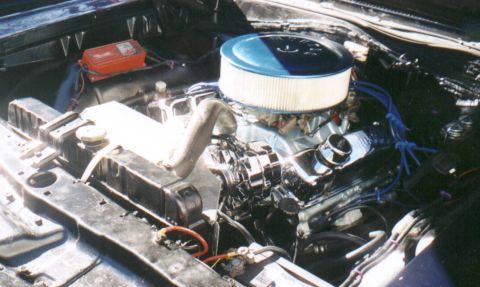 1967 Pontiac Tempest - Notice the custom aluminum fan shroug.