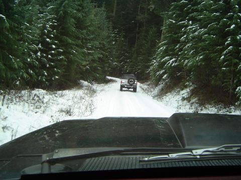 1989 Ford Bronco - Yay we found snow