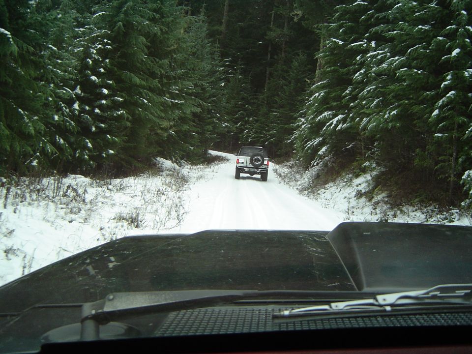 Yay we found snow