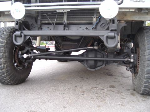 1989 Ford Bronco - finished product. very simple to bolt in, you just need a 7 degree tapered tie rod reamer to enlarge the holes since Ford tie rod ends are…