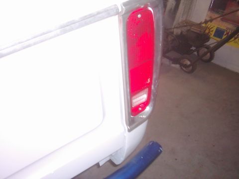 1978 Ford Bronco - Close-up of the rear tail light assembly on a 1978 Ford Bronco.