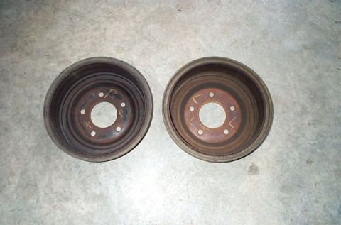 1995 Ford Bronco - Drums prior to getting turned.