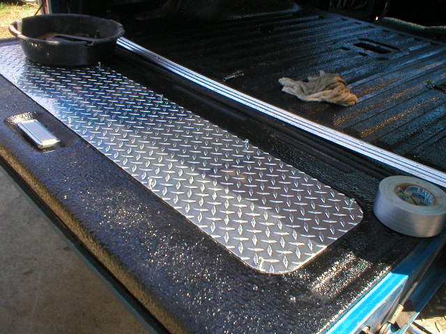 Real diamondplate, no stickers here folks!