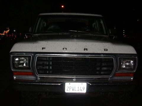 1978 Ford Bronco - This Ford truck's grille and headlight design indicate a 1979 model year, not a 1978 Bronco.