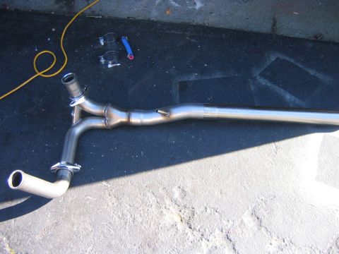 1995 Ford Bronco - 3" Bassaini Y pipe, I installed a cat later
