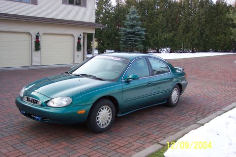 1996 Mercury Sable - Spoiler installed.