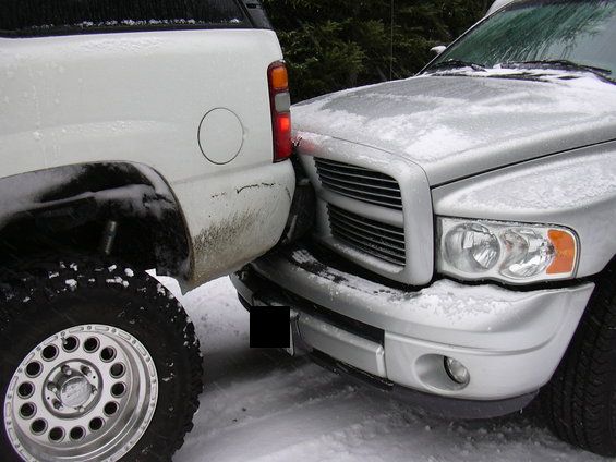 Very few vehicles were spared sheet metal damage on this run.