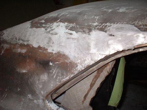 1971 Ford Torino - Leaded-in C pillar, just like the factory.....