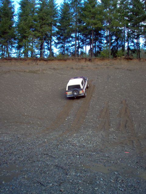 1979 Ford Bronco - The big pig charges up the hill with all her girth, yet, alas it is not meant to be.