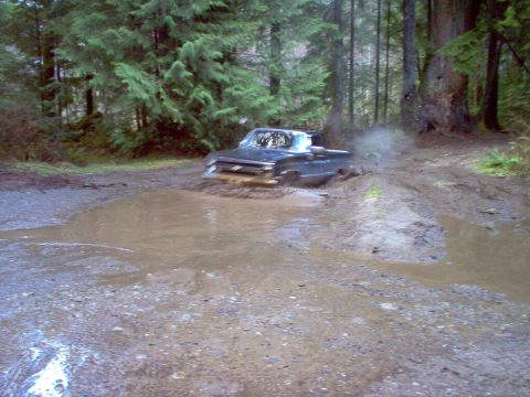 1979 Ford Bronco - and I got a pic but accidently deletedHe had the water up over the first headlight it.