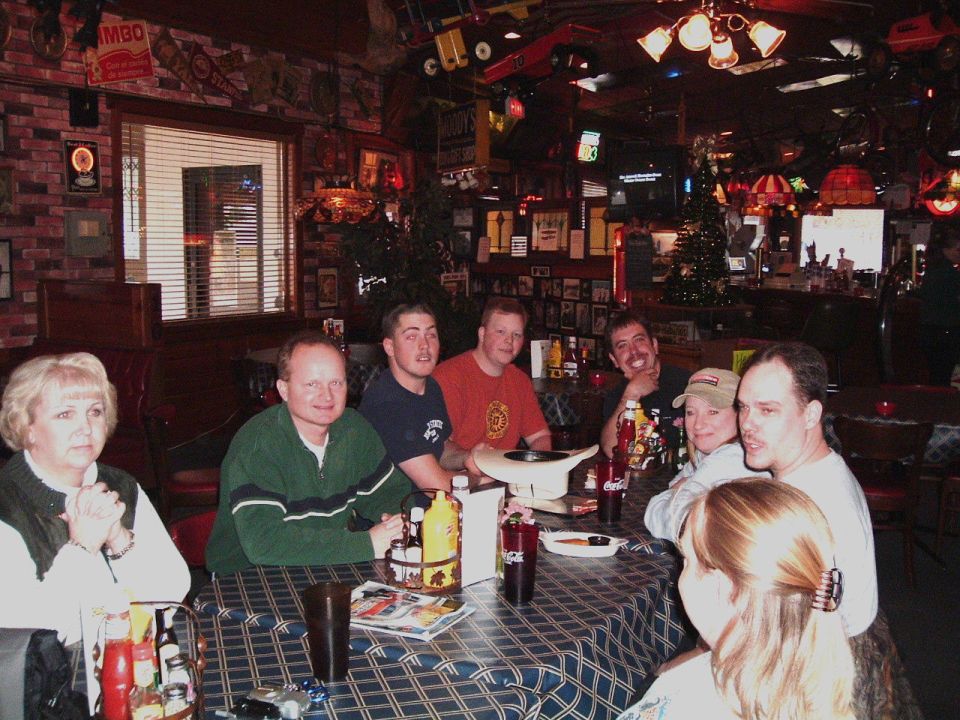 Christmas Dinner / Party (M & G) at Delkwood Grill in Marietta, GA 
12/11/04