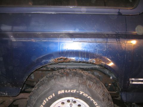 1994 Ford Bronco - Before pass side