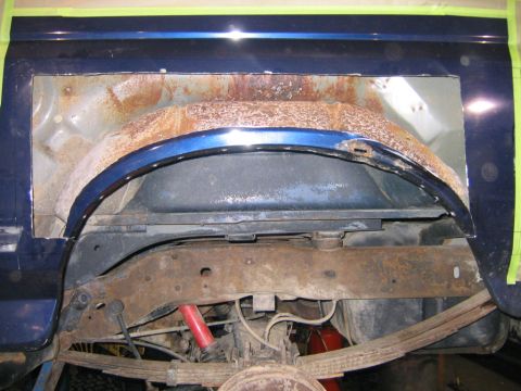 1994 Ford Bronco - drivers side cut out