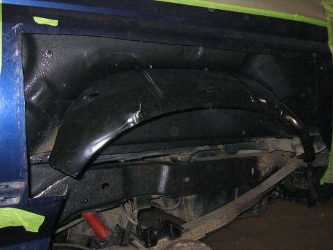 1994 Ford Bronco - drivers side inner in and sealed and painted