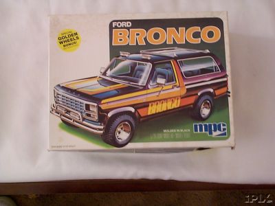 1979 Ford Bronco - This is a photo of a model kit box a Ford Bronco, not an actual vehicle.