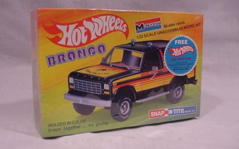 1979 Ford Bronco - This is a model kit box for a Hot Wheels Bronco, not an actual vehicle.