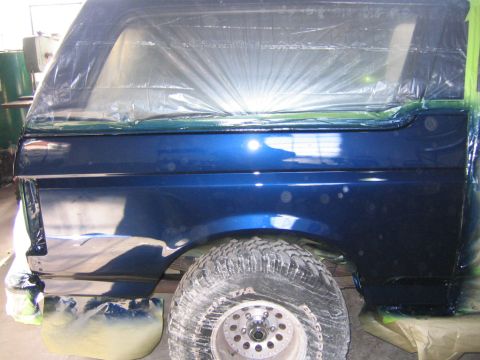 1994 Ford Bronco - pass side cleared and done