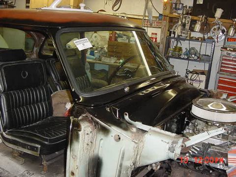 1954 Ford Customline - Yet another shot of the 54 Ford work-in-progress.