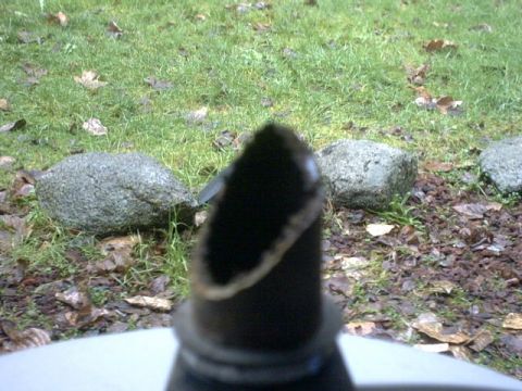 1995 Ford Bronco - Close-up of an exhaust pipe tip with a Supermotors.net watermark.