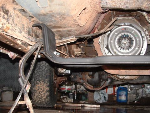 Transmission swap from E4OD to ZF 5 speed - 1990 Ford Bronco