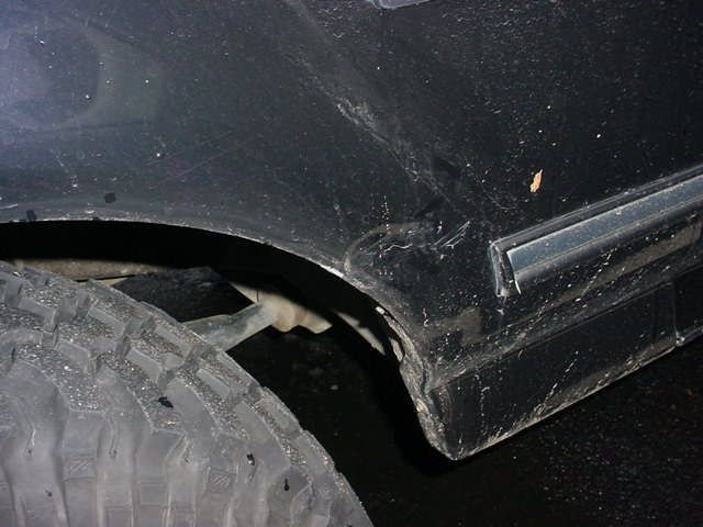 Heres the pics from the Evergreen Ford Body Shop... had spots total that will be fixed.