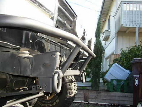 1989 Ford Bronco - Custom front bumper and recovery points on a 1989 Ford Bronco.