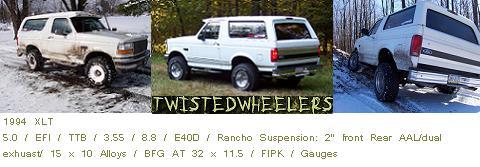 1995 Ford Bronco - 94 XLT's banner take 2