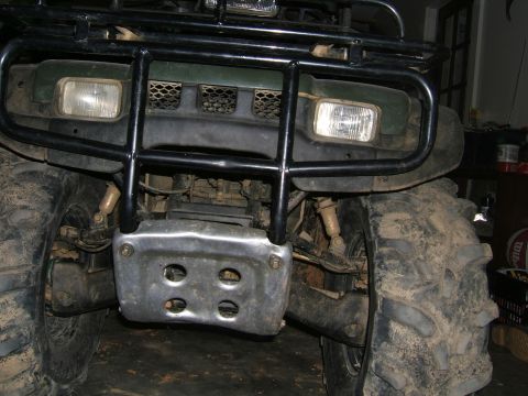 1978 Ford Bronco - ATV front end with brush guard and skid plate visible.