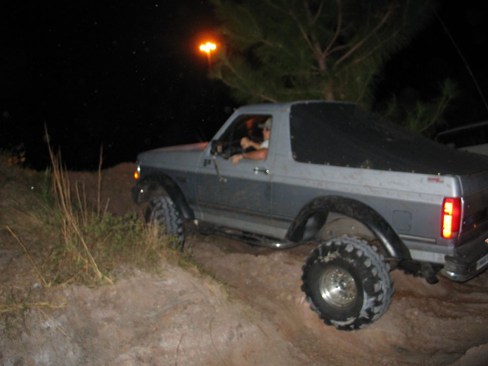 climbing. this thing had two ledges that made it hard for my wheelbase to get up