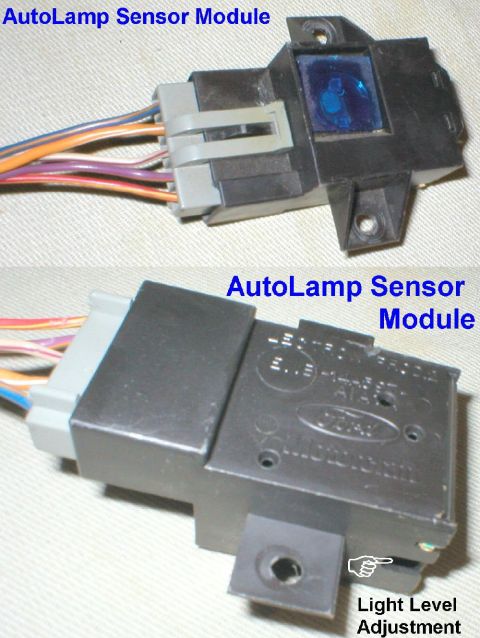 1983 Ford Bronco - AutoLamp sunlight sensor & timer module, used at least from the 70s into the early 90s in many Ford/L/M luxury cars. The 5 terminals are fo…