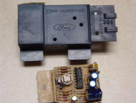 1983 Ford Bronco - AutoLamp sunlight sensor & timer module, used at least from the 70s into the early 90s in many Ford/L/M luxury cars.