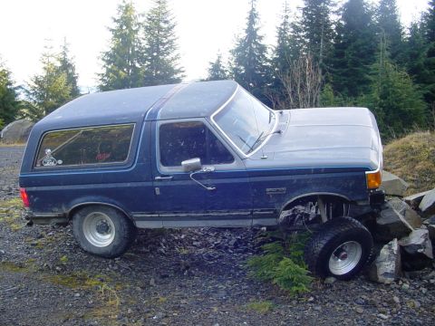 1987 Ford Bronco - i was surprised how well it did.