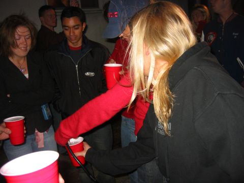 1989 Ford Bronco - Wish we had 2 taps for the 2 kegs...more than 1 person in line is way too long of a line for beer at my house
