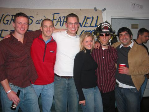 1989 Ford Bronco - Jager makes me do funny things. Like change clothes. Left to right, Pete, Jeff, Will, Amanda, Me, Jeevers
