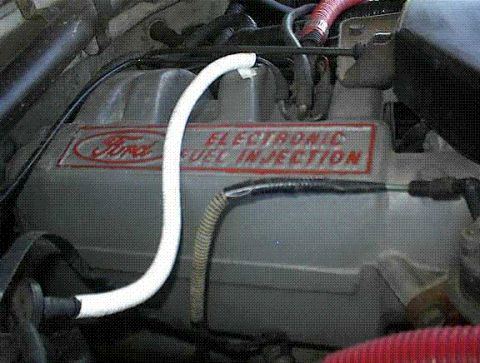 1988 Ford Bronco - Custom Engine paint done by me