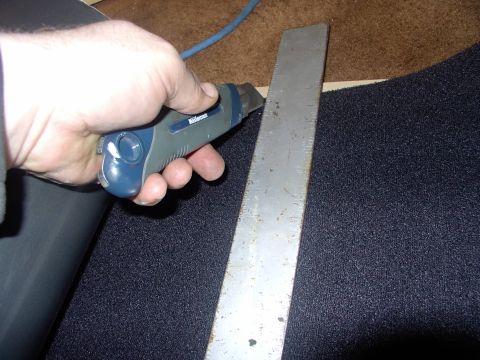 1986 Ford Bronco - Next I used this peel and stick 1/4" foam rubber with a velour like ribbed covering that should sound deaden and insulate the inner rear qu…