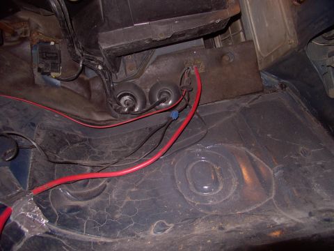 1986 Ford Bronco - Why yes that is 4 gauge, properly grometted, going straight to my amplifiers. So nice of you to notice.