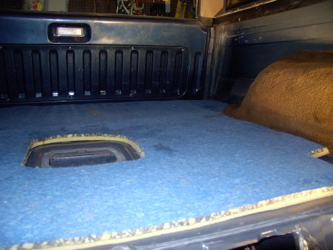 1986 Ford Bronco - Two layers of different types of carpet underlay really helped to kill the road noise and it's super comfortable to sleep on (with the tail…