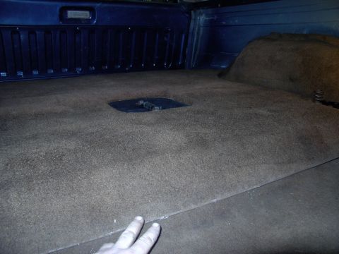 1986 Ford Bronco - Plush is the word, with two layers of underlay under this original 20 year old rug. If it looks good, it's because of my own method of rug…