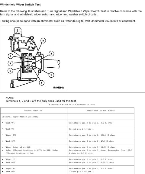1993 Ford Taurus - This is a wire diagram with various components labeled and accompanying text.