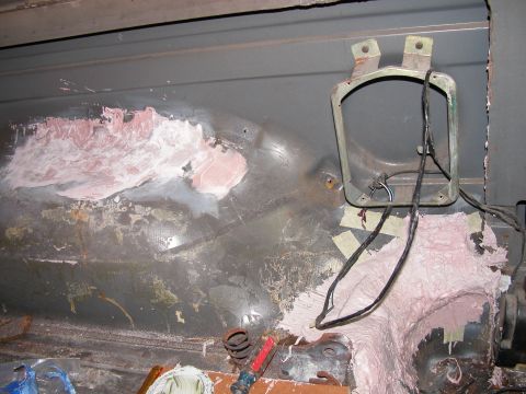 1989 Ford Bronco - sheet metalfiberglass bondo fills