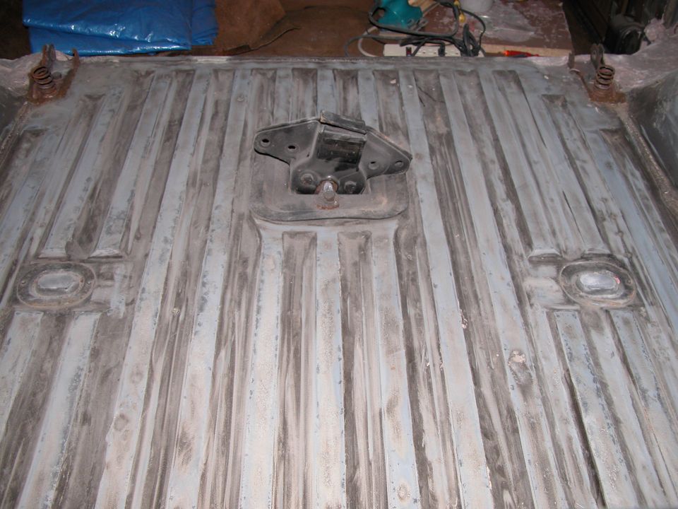 bed all sanded ready to be lined