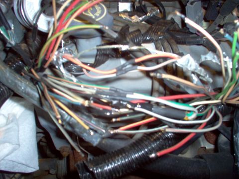 1996 Ford Bronco - The 2 shields went back, and all the joints were covered in heat-shrink. See the NEXT few pics...
