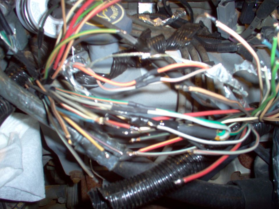 The 2 shields went back, and all the joints were covered in heat-shrink.

See the NEXT few pics...