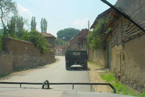 1996 Ford Bronco - Typical width of roads and alleys in most villages
